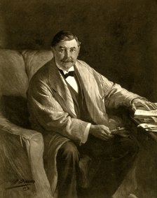 Thomas Power O'Connor, Irish journalist and MP, 1910.Artist: John Henry Frederick Bacon