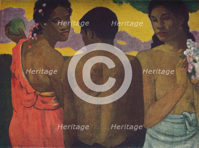'The Three Tahitians', 1899, (c1950). Creator: Paul Gauguin.