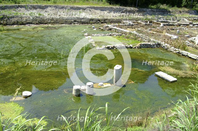 The Sanctuary of Isis, Dion, Greece. Artist: Samuel Magal