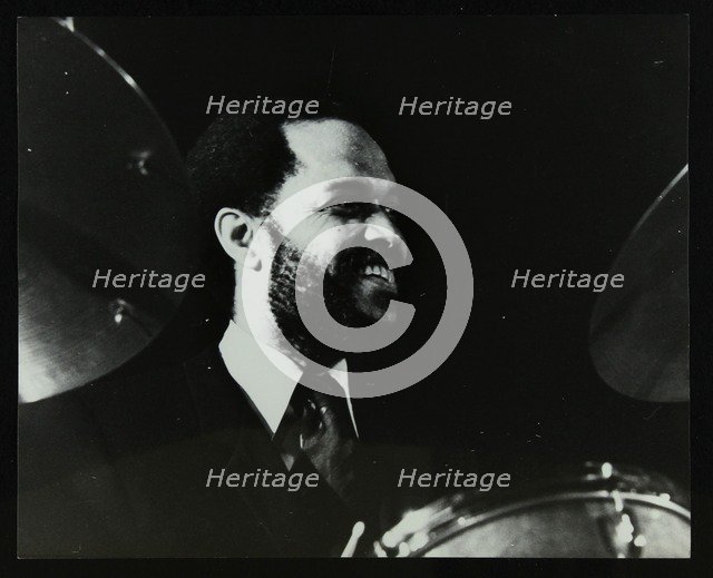 American drummer Billy Higgins at the Bracknell Jazz Festival, Berkshire, 1983. Artist: Denis Williams
