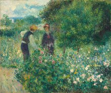 Picking Flowers, 1875. Creator: Pierre-Auguste Renoir.