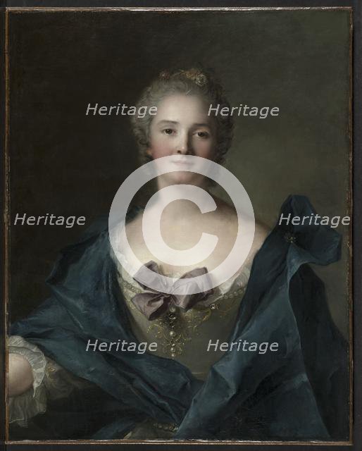 Portrait of a Woman, c. 1748. Creator: Jean-Marc Nattier (French, 1685-1766).