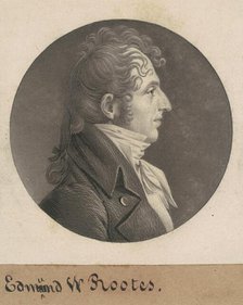Edmund Wilcox Rootes, 1808. Creator: Charles Balthazar Julien Févret de Saint-Mémin.