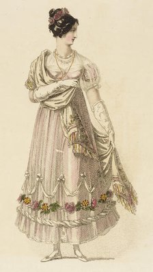 Fashion Plate (Ball Dress), 1816. Creator: Rudolph Ackermann.
