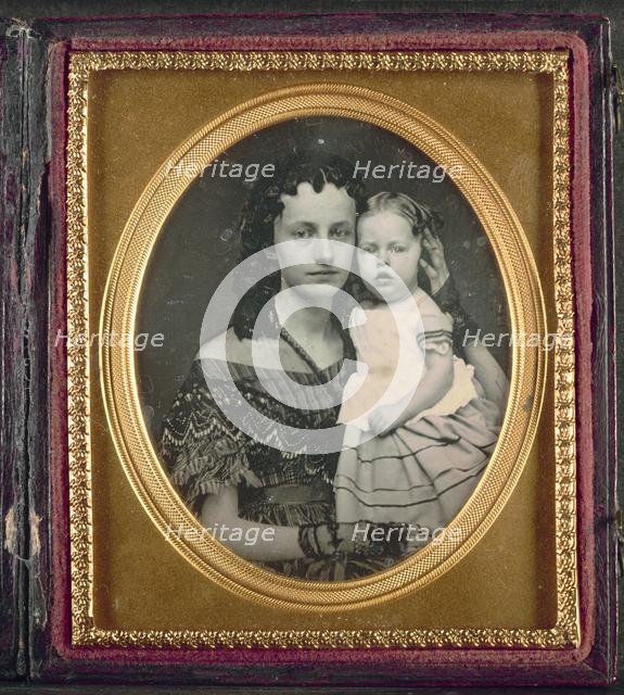 Mother and Child, c. 1855. Creator: Unidentified Photographer.