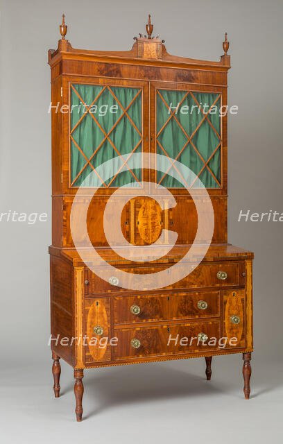 Desk and Bookcase, 1800/15. Creator: Unknown.