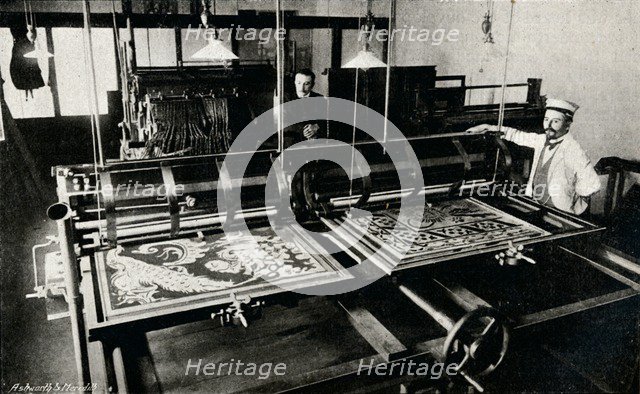 'Szczepanik's Electric Card-Cutting Machine', c1903. Artist: Unknown.