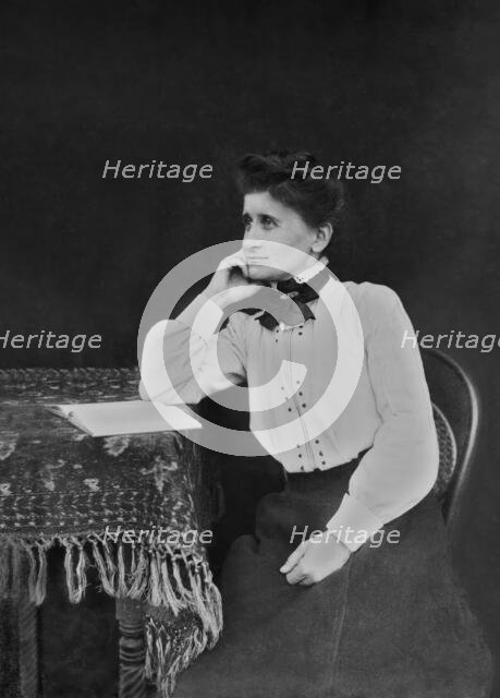 Elizabeth Esplain L'Estrange (nee Ely), b. 22-12-1865 in Brisbane, Qld. / d. 11-8-1953., c1900s.. Creator: Robert Augustus Henry L'Estrange.