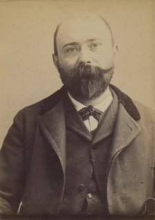 Duprat. François, Louis. 34 ans, né à St-Martin (Gers). Marchand de vins. Anarchiste. 27/4..., 1892. Creator: Alphonse Bertillon.