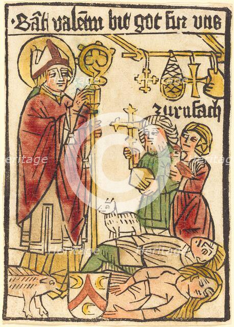 Saint Valentine, 1470/1480. Creator: Unknown.