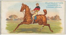 Elkwood, from The World's Racers series (N32) for Allen & Ginter Cigarettes, 1888. Creator: Allen & Ginter.