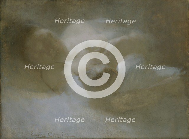 'Maternity', c1880s. Artist: Eugene Carriere.