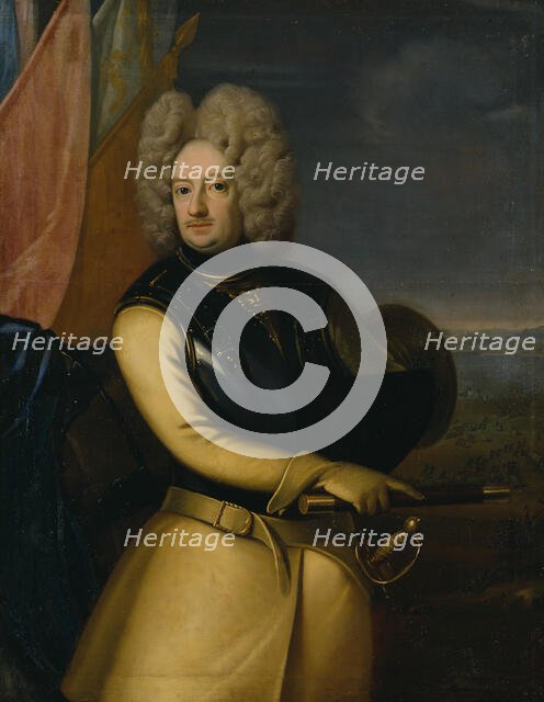 Magnus Stenbock, 1665-1717, count, field marshal, 1708. Creator: Georg Engelhard Schroder.