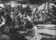 'L'aide Francaise aux Armeniens; Campes sur le pont du croiseur ou'ils avaient..., 1915 (1924). Creator: Unknown.