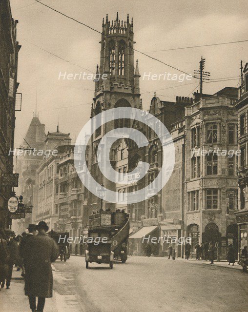 'St. Dunstan's Fleet Street, Izaak Walton's Parish Church', c1935. Creator: Unknown.