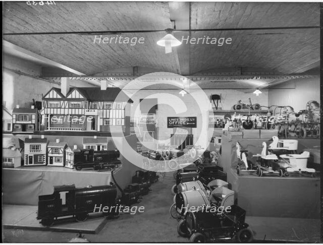 Trian toys, Werneth Goods Station, Middleton Road, Werneth, Oldham, 1927. Creator: London Midland and Scottish Railway.