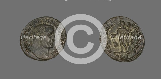 As (Coin) Portraying Emperor Licinius, 308-310. Creator: Unknown.
