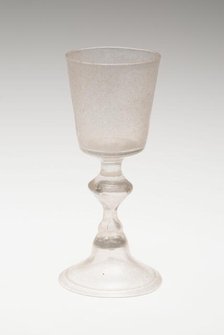 Wine Glass, England, c. 1666/99. Creator: Unknown.