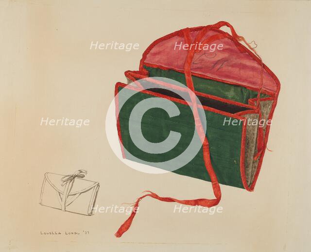 Handbag, 1937. Creator: Louella Long.