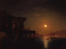 Constantinople at Evening, 1882. Artist: Aivazovsky, Ivan Konstantinovich (1817-1900)