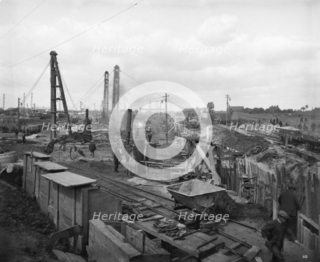 Furness Shipbuilding Yard, Billingham, Stockton-on-Tees, November 1918. Artist: H Bedford Lemere.