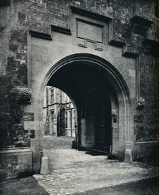 'Grizedale Hall, Lancashire: Archway in Tower to Porte-Cochere', c1911. Artist: Unknown.
