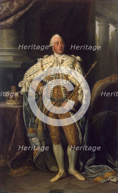 Portrait of the King George III of the United Kingdom', (1738-1820), 1773. Creator: Dance, Sir Nathaniel (1735-1811).
