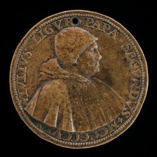 Julius II (Giuliano della Rovere, 1443-1513), Pope 1503 [obverse], c. 1506. Creator: Cristoforo Foppa.