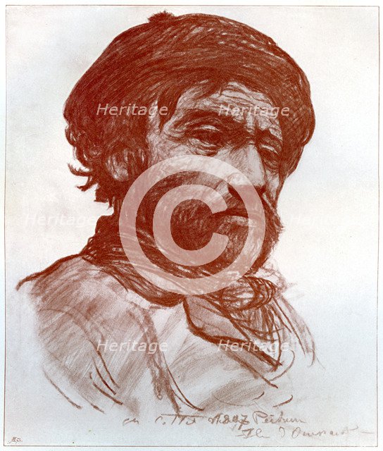 Portrait of a man, 1899.Artist: Charles Cottet