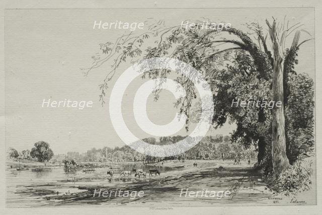Richmond, 1871. Creator: Maxime Lalanne (French, 1827-1886).