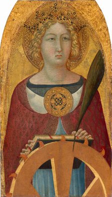 Saint Catherine of Alexandria, c. 1335/1340. Creator: Bartolommeo Bulgarini.