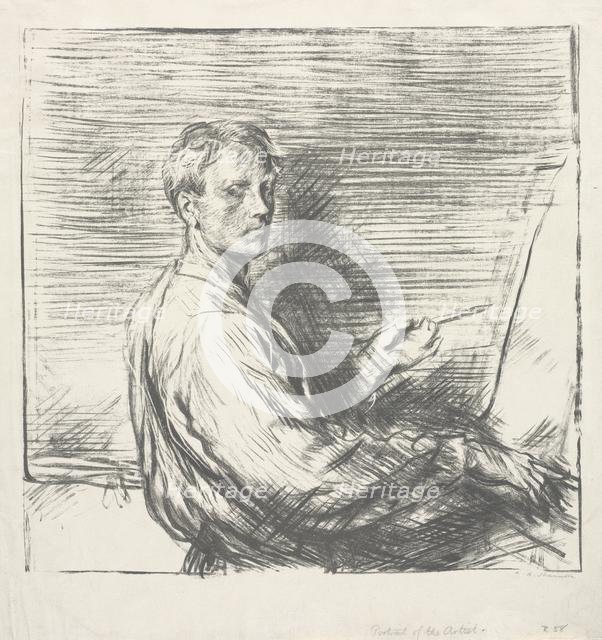 Portrait of the Artist, No. 1, 1905. Creator: Charles Hasslewood Shannon (British, 1863-1937).
