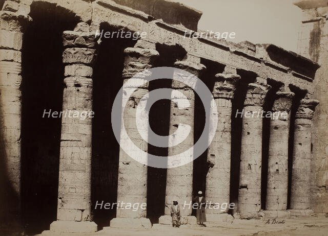 Temple, Egypt, c. 1870s. Creator: Antonio Beato.