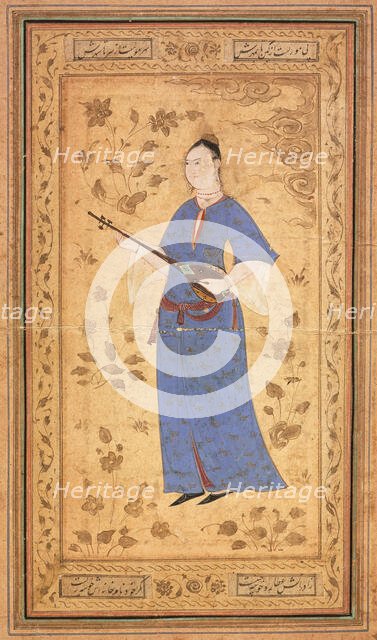 Woman with a Lute, between c1600 and c1610. Creator: Unknown.