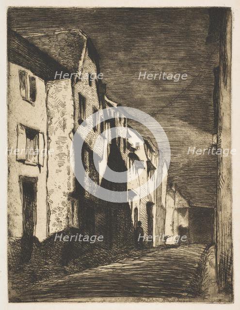 Street at Saverne, 1858. Creator: James Abbott McNeill Whistler.