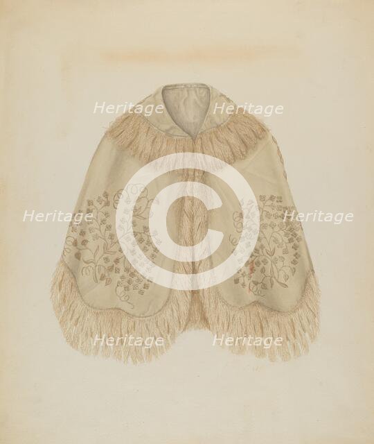 Child's Cape, c. 1938. Creator: Gertrude Lemberg.