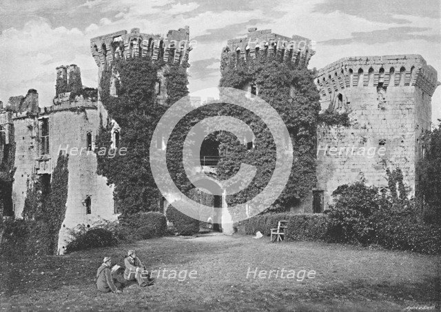 'Raglan Castle: The Gateway', c1896. Artist: GW Wilson and Company.