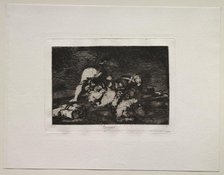 The Horrors of War: Nor (Do These) Either. Creator: Francisco de Goya (Spanish, 1746-1828).