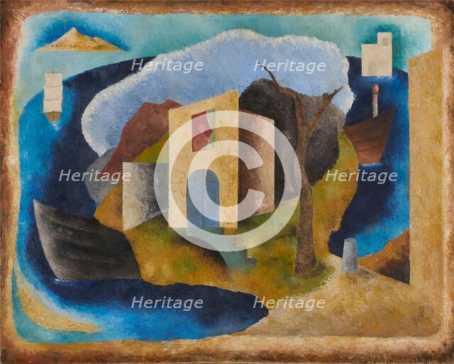 Sea landscape, 1932. Creator: Paresce; Renato (1886-1937).