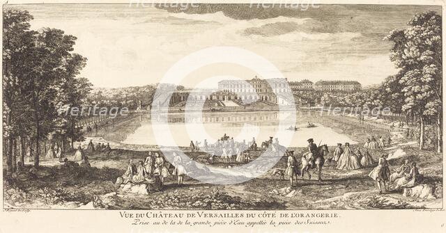 Vue du Chateau de Versailles du Cote de l'Orangerie. Creator: Jacques Rigaud.