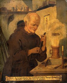 Berthold Schwarz, c1380s. Creator: Unknown.