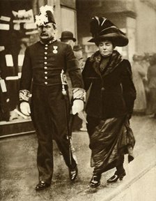 David Lloyd George and his wife Margaret, 1910, (1935).  Creator: Unknown.