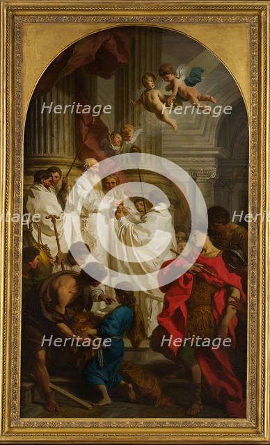 The Mass of Saint Basil, 1746. Creator: Pierre Subleyras.