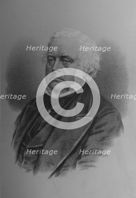 John Bright, British politican and orator, 1870s (1883).  Artist: Unknown.