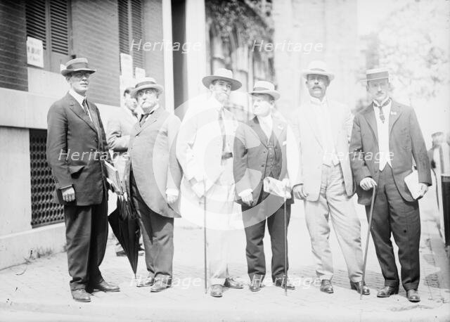 Democratic National Convention - Puerto Rican Delegation: Henry W. Dooley..., 1912. Creator: Harris & Ewing.