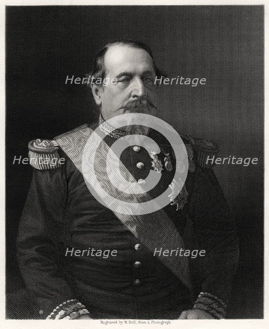 Napoleon III, Emperor of France, 19th century. Artist: W Holl