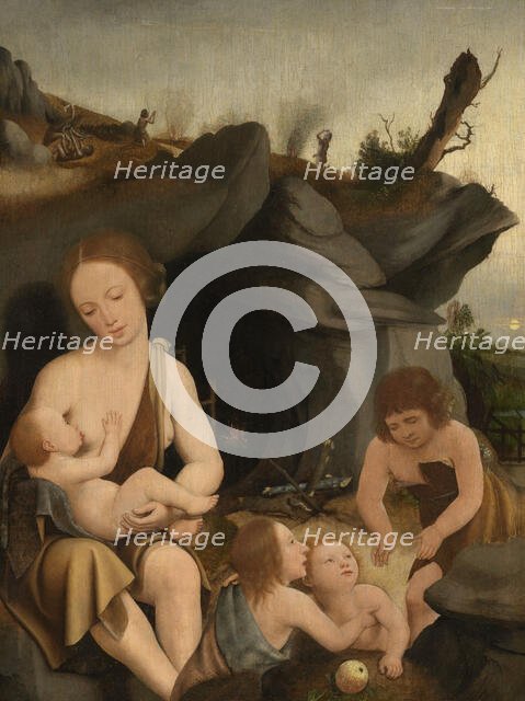 Eve And Four Children, c1520. Creator: Jan Mostaert.