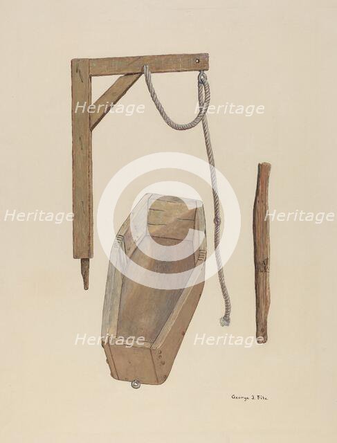 Stage Props for "Punch", c. 1937. Creator: George File.