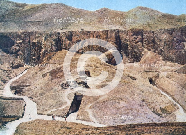 The Valley of the Kings, Luxor, Egypt, 20th century. Artist: Unknown