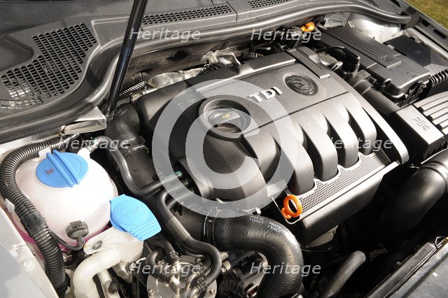 2008 Skoda Superb engine. Artist: Unknown.